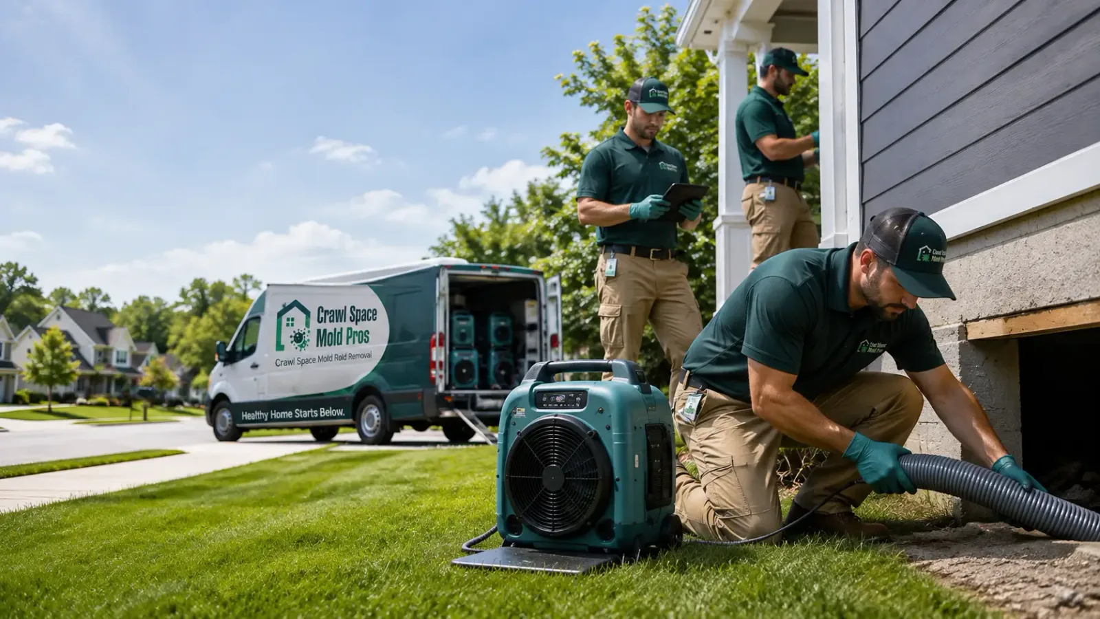 Crawl Space Mold Removal in Flat Rock, IL